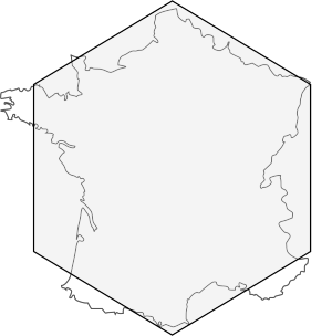logo hexagone